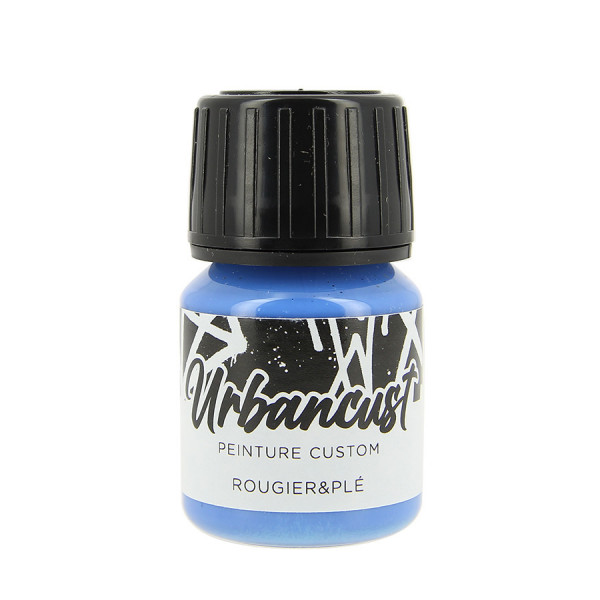 Peinture Custom Cuir 30 ml Couleurs basiques n°11 Bleu Azur
