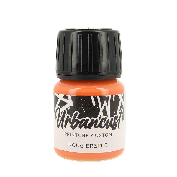 Peinture Custom Cuir 30 ml Couleurs pastel n°25 Orange pastel