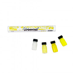 Peinture Custom Cuir Kit 4 Flacons 10 ml Tons Jaunes