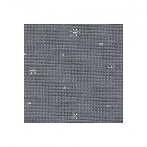 Toile à broder Aïda 8 pts/cm 20 ct 48 x 53 cm Gris Sparkle