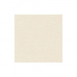 Toile à broder Aïda 5.4 pts/cm 14 ct 48 x 53 cm Sable Blanc