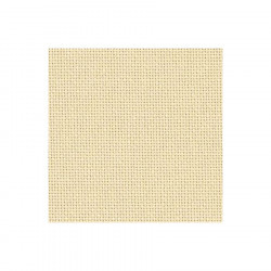 Toile à broder Lugana 10 fils/cm 25 ct 48 x68 cm Sable blanc