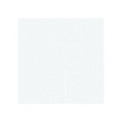 Toile à broder Belfast 12.6 fils/cm 32 ct 48 x68 cm Blanc