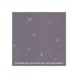 Toile à broder Belfast 12.6 fils/cm 32 ct 48 x68 cm Gris Sparkle