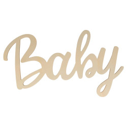 Support en bois «&nbsp;Baby&nbsp;» 34,5 x 18,5 cm - Artemio