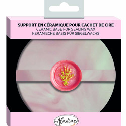 Support en céramique  cachet de cire - Aladine