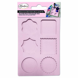 6 Moule en silicone pour cachet de cire - Aladine