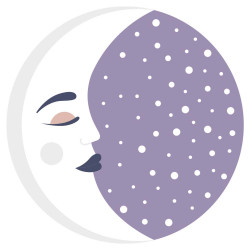 Dies celeste lune 7cm  - Artemio