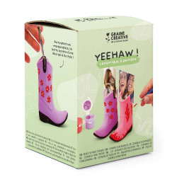 Kit céramique 2 bottes à décorer - Graine Créative