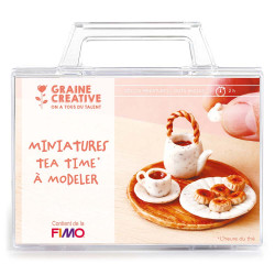 Malette Fimo miniature TeaTime - Graine Créative