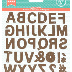 Dies alphabet majuscule et symboles - Artemio
