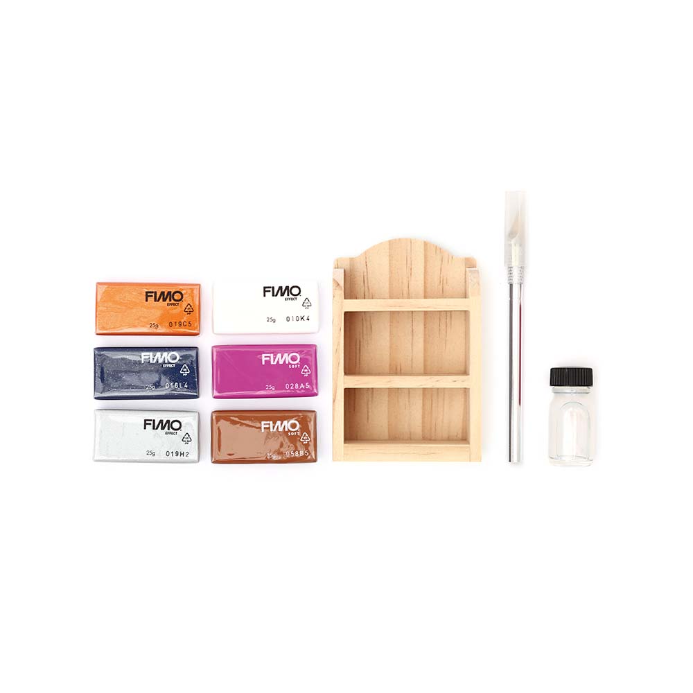 Boîte Métal Fimo Fantastique Mage De Glace - Kit Pâte Polymère Collector