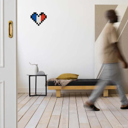 Kit DIY Pixel Art Cœur France - Tilipix