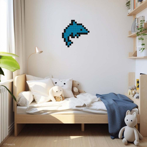 Kit DIY Pixel Art Dauphin mini - Tilipix