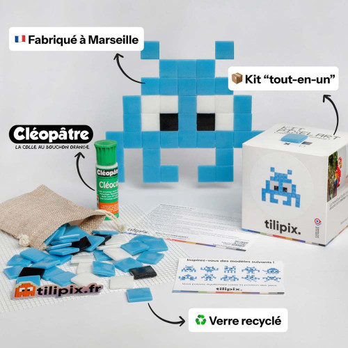 Kit DIY Pixel Art Dauphin mini - Tilipix