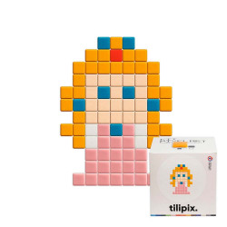 Kit DIY Pixel Art Princesse blonde mini - Tilipix