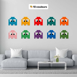 Kit DIY Pixel Art Petit fantôme orange - Tilipix