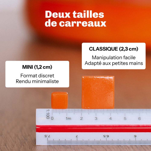 Kit DIY Pixel Art Petit fantôme arc-en-ciel  - Tilipix