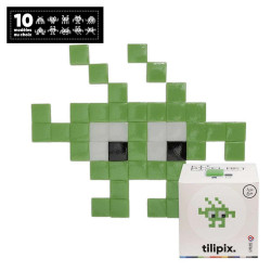 Kit DIY Pixel Art Monstre vert - Tilipix