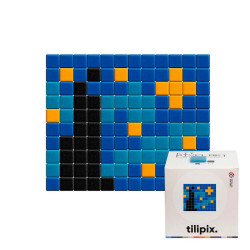 Kit DIY Pixel Art La nuit etoilée mini - Tilipix