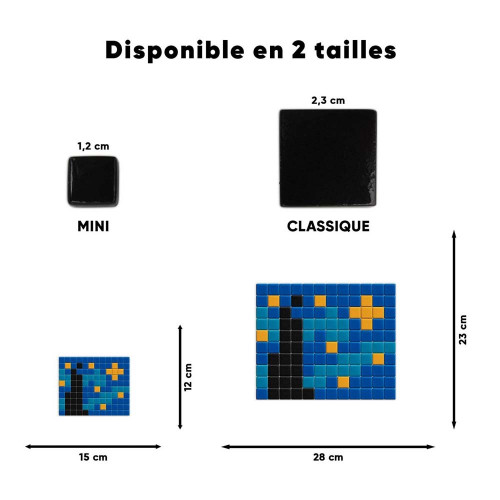Kit DIY Pixel Art La nuit etoilée mini - Tilipix