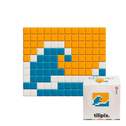Kit DIY Pixel Art La vague mini - Tilipix
