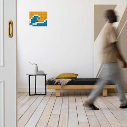 Kit DIY Pixel Art La vague mini - Tilipix