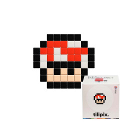 Kit DIY Pixel Art Petit champignon magique  - Tilipix