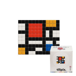 Kit DIY Pixel Art Toile abstraite mini - Tilipix