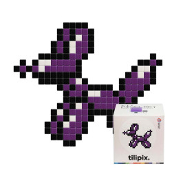 Kit DIY Pixel Art Le chien de baudruche mini - Tilipix