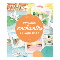 Livre Paysages enchantés à l'aquarelle