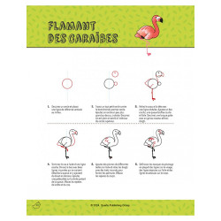 Livre Dessiner des oiseaux kawaii
