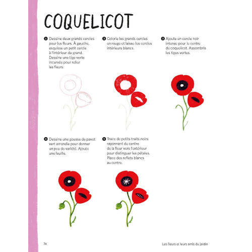 Livre Le jardin aux crayons de couleur - Vigot