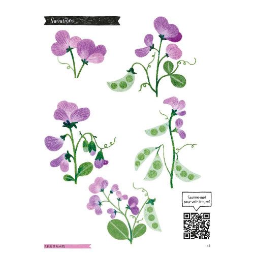 Livre Le jardin aux crayons de couleur - Vigot