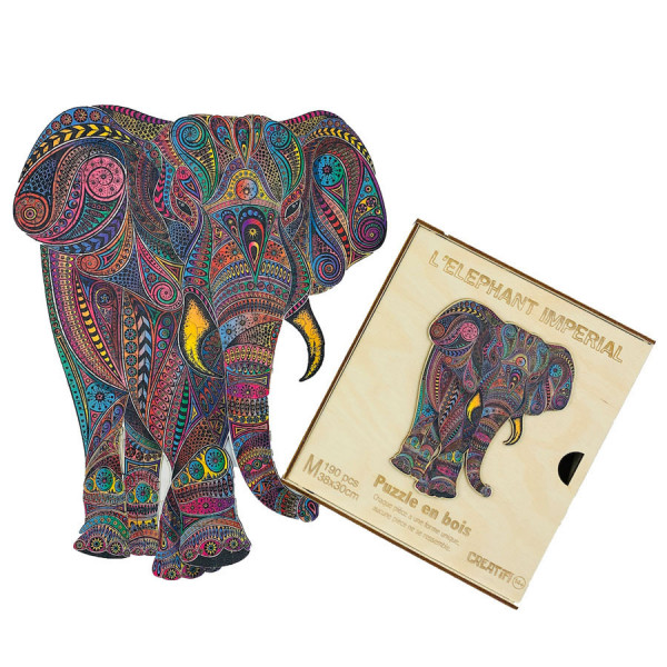 Puzzle en bois L’Eléphant Impérial