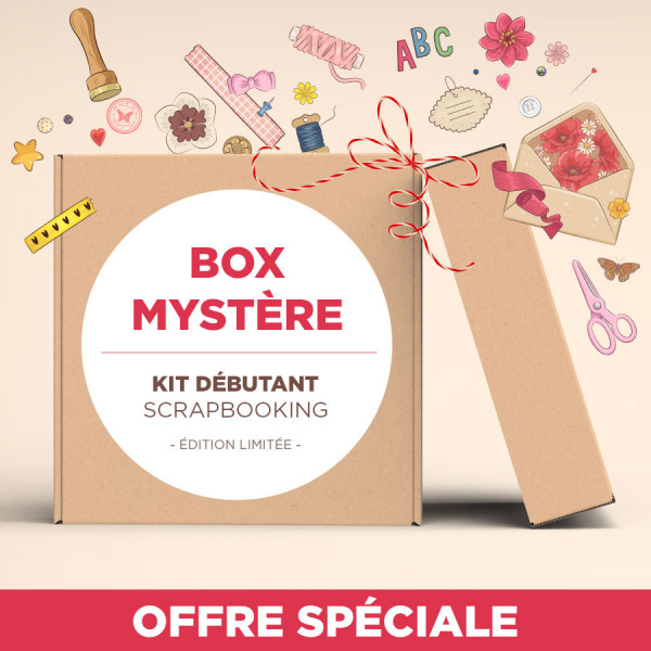 Box Mystère Kit de démarrage Scrapbooking