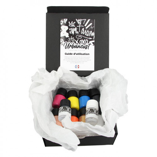 Peinture Custom Cuir Kit Expert 10 flacons