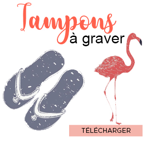 Scrapbooking gratuit - Tampons à graver modèles