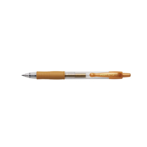 Stylo G2 Metallic Roller encre gel - Pointe moyenne - Or