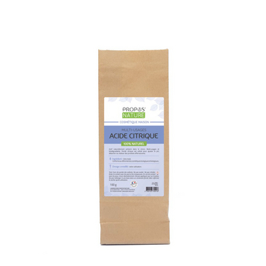 Acide citrique naturel pour cosmétiques 100 g