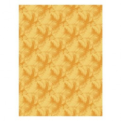 Papier Décopatch 853 Feuilles de palmier orange
