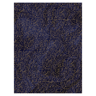 Papier Texture Décopatch effet métallisé 30 x 40 cm - Texte 891