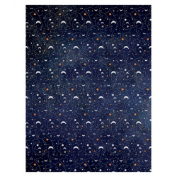 Papier Texture Décopatch effet métallisé 30 x 40 cm - Constellations 865