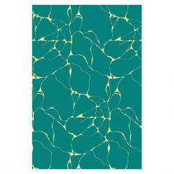 Papier Texture Décopatch effet métallisé 30 x 40 cm - Marbré 869