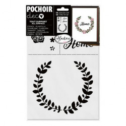 Pochoir déco Couronne