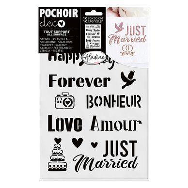 Pochoir déco Love