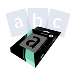 Pochoirs Alphabet 5 cm 26 Lettres minuscules
