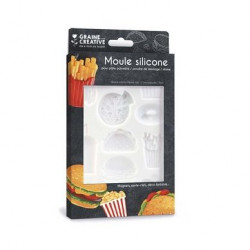 Moule en silicone 20 x 13 cm Junk Food