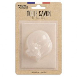 Mini Moule à savon 7 x 6 x 2 cm Renard endormi