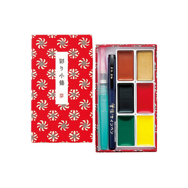 Coffret aquarelle japonaise Gansai Irodori Kobako